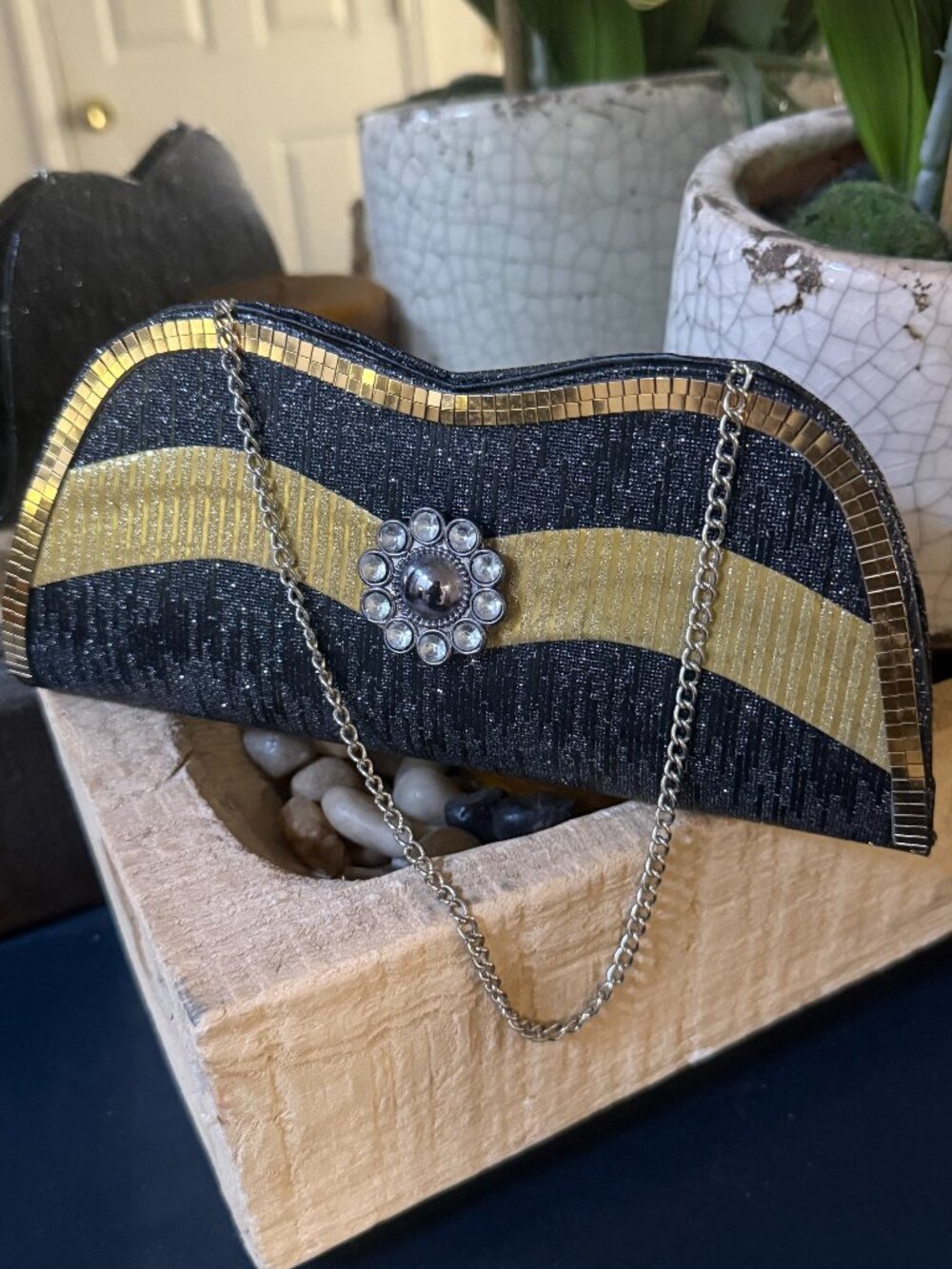 Black and Gold Clutch